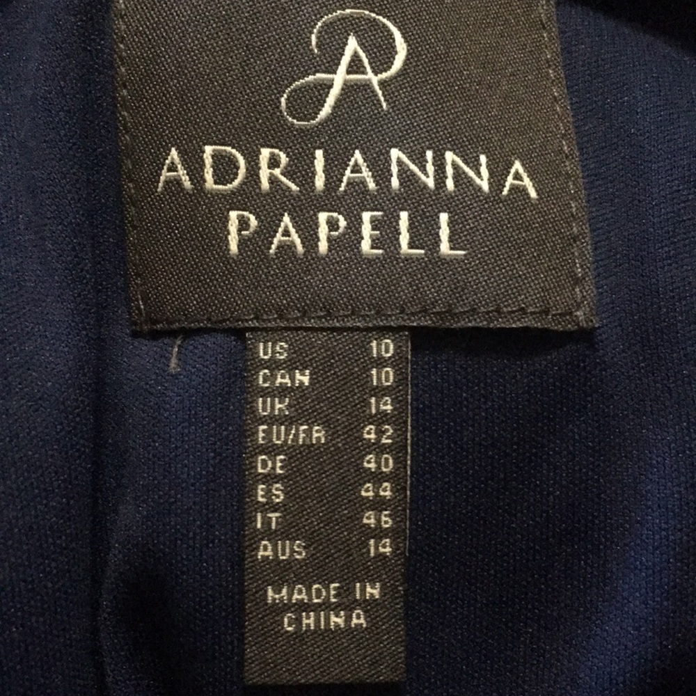 Adrianna Papell Striped Sleeveless Mini Dress - Picture 5 of 11